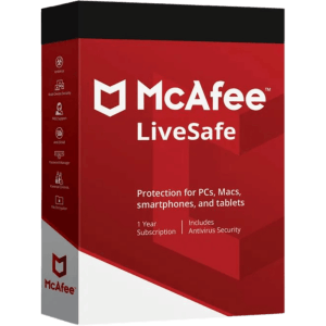 McAfee Livesafe 1 PC / 1 Rok