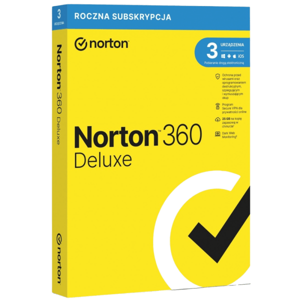 Norton 360 Deluxe 3 PC / 1 Rok