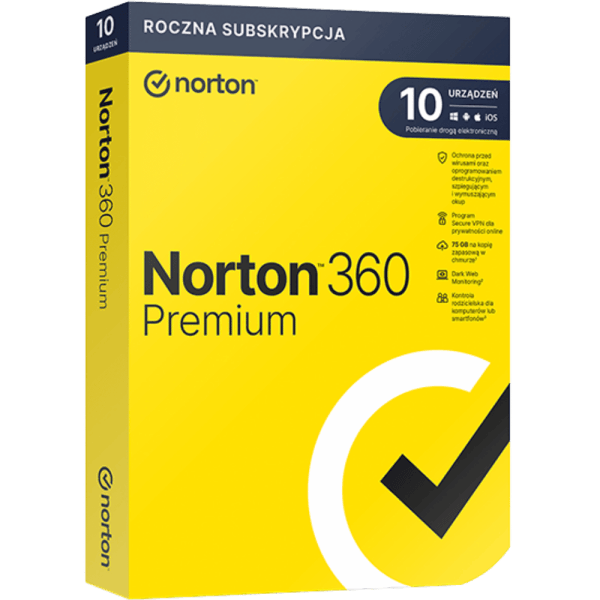 Norton 360 Premium 10 PC / 1 Rok