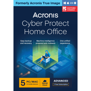 Acronis True Image Home Office Advanced + 500 GB Pamięci w Chmurze 5 PC / 1 Rok